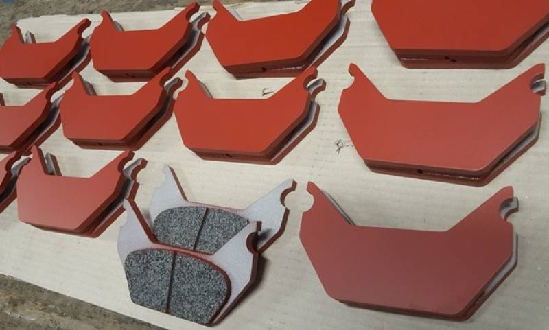 Plaquettes de frein de parc de chargeur portuaire