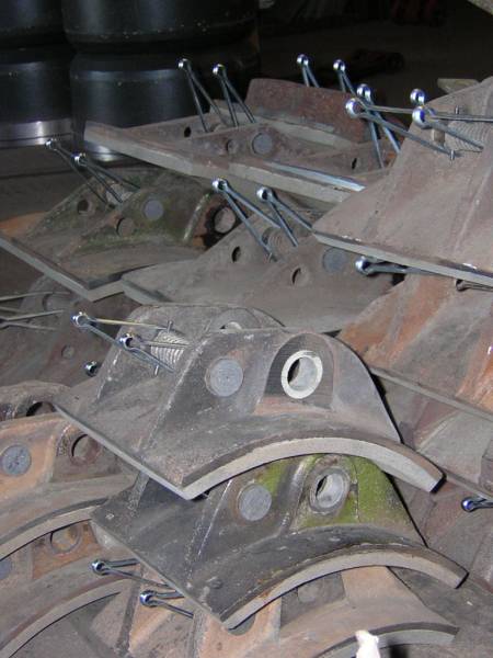 Sabots de frein de ponts roulants FEM/FHY